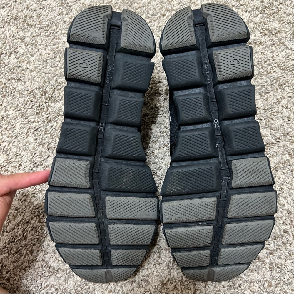 On Cloud X Men's Running Shoes Black/Asphalt 40.99706 Size 10.5 - Picture 9 of 14